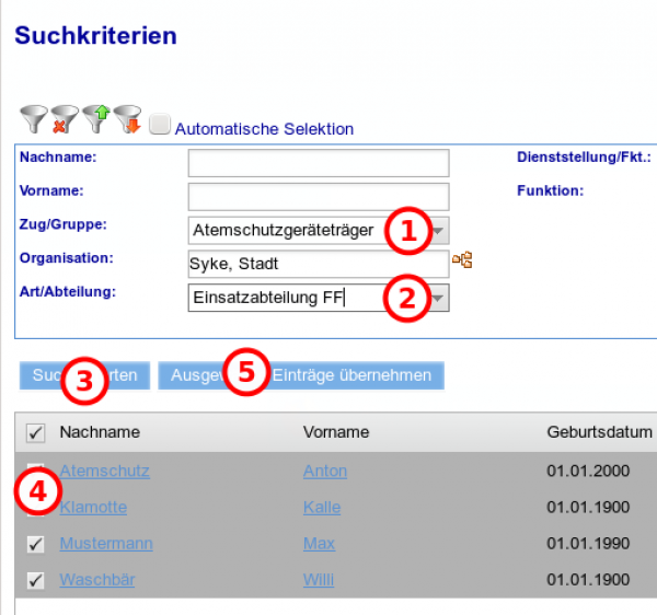 Personen suchen