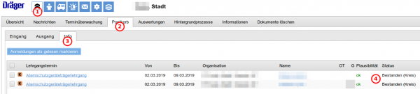 Suche im Eingang des Postkorb Suche im Eingang des Postkorb